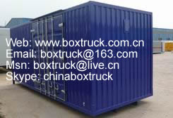 Corrugated steel dry truck box